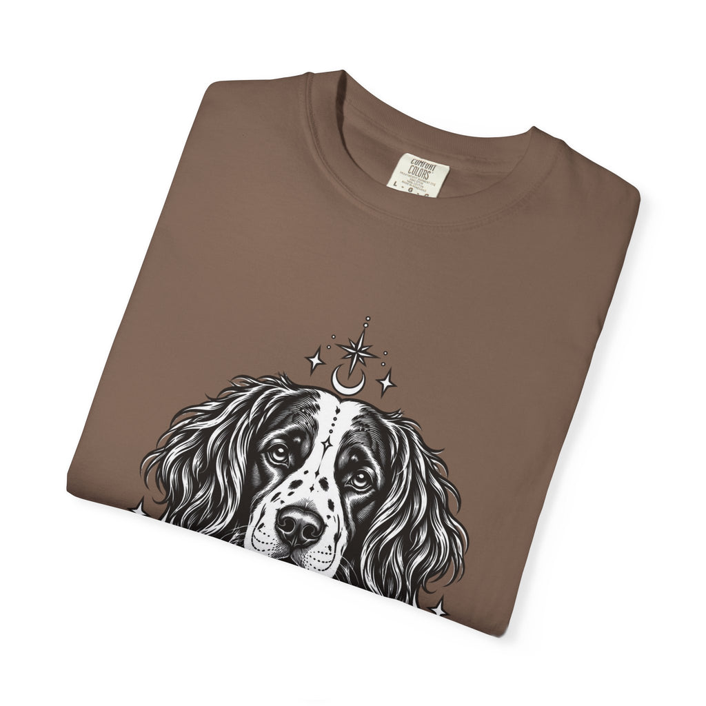 Mystical Stabyhoun Line Art T-Shirt — Minimal Dog Portrait Tee