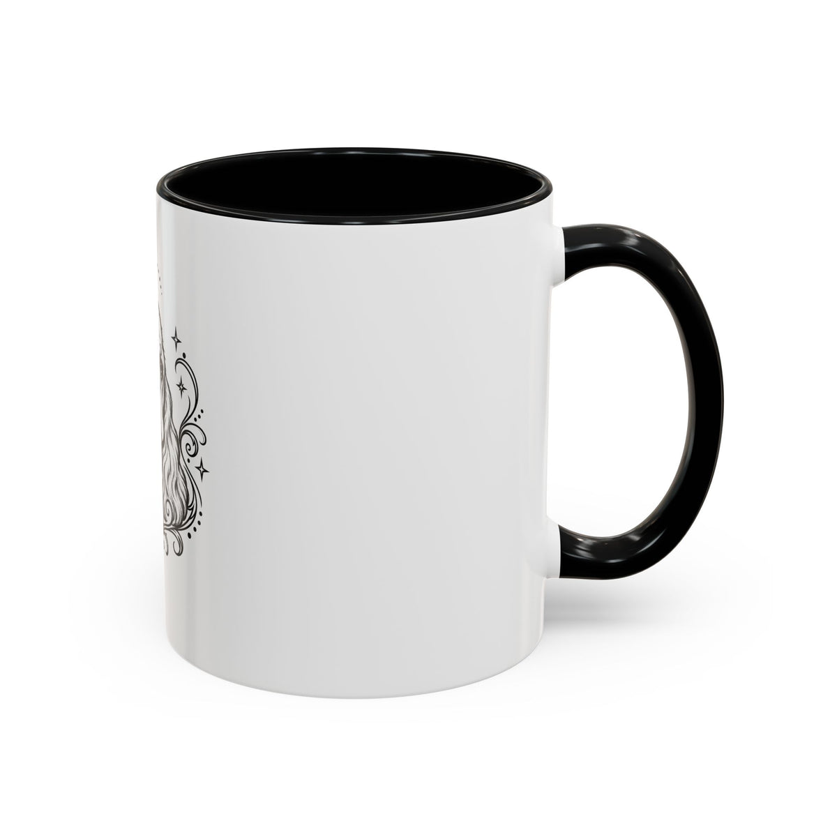 Mystical American Cocker Spaniel Line Art Accent Coffee Mug – Mystical Dog Portrait 11/15oz