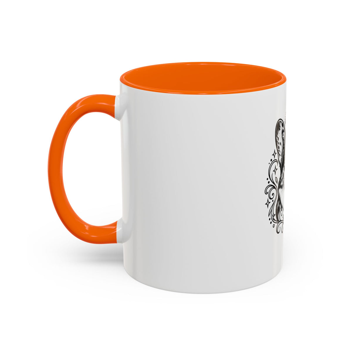 Mystical Cardigan Welsh Corgi Line Art Accent Coffee Mug – Mystical Dog Portrait 11/15oz