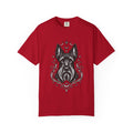 Mystical Scottish Terrier Line Art T-Shirt — Minimal Dog Portrait Tee