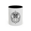 Mystical Boxer NE Line Art Accent Coffee Mug – Mystical Dog Portrait 11/15oz