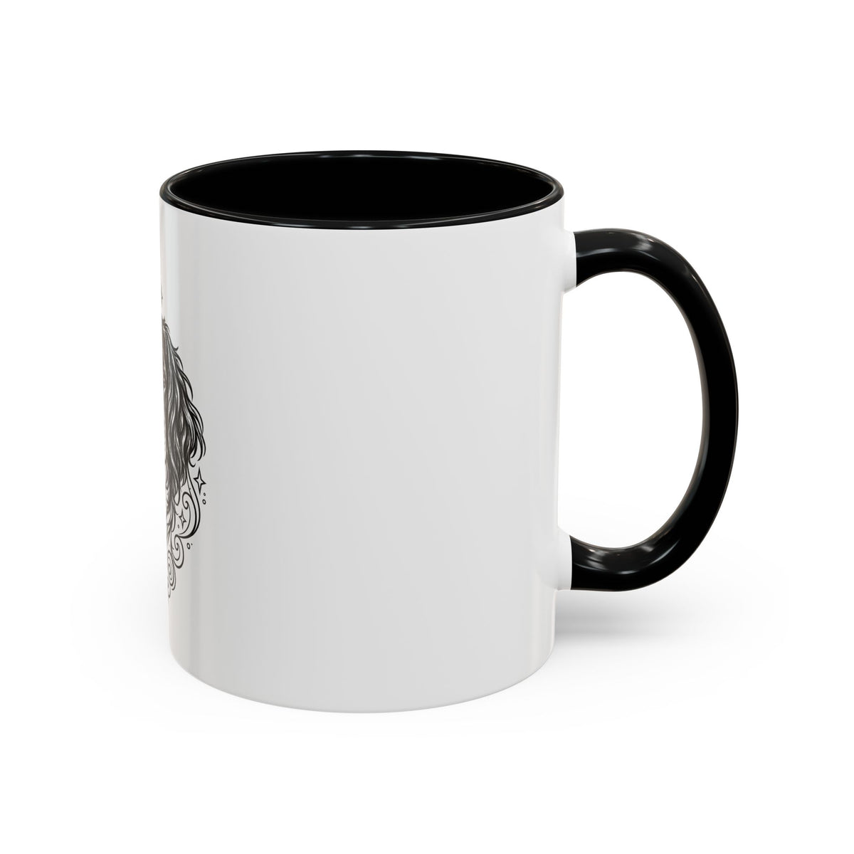 Mystical Stabyhoun Line Art Accent Coffee Mug – Mystical Dog Portrait 11/15oz