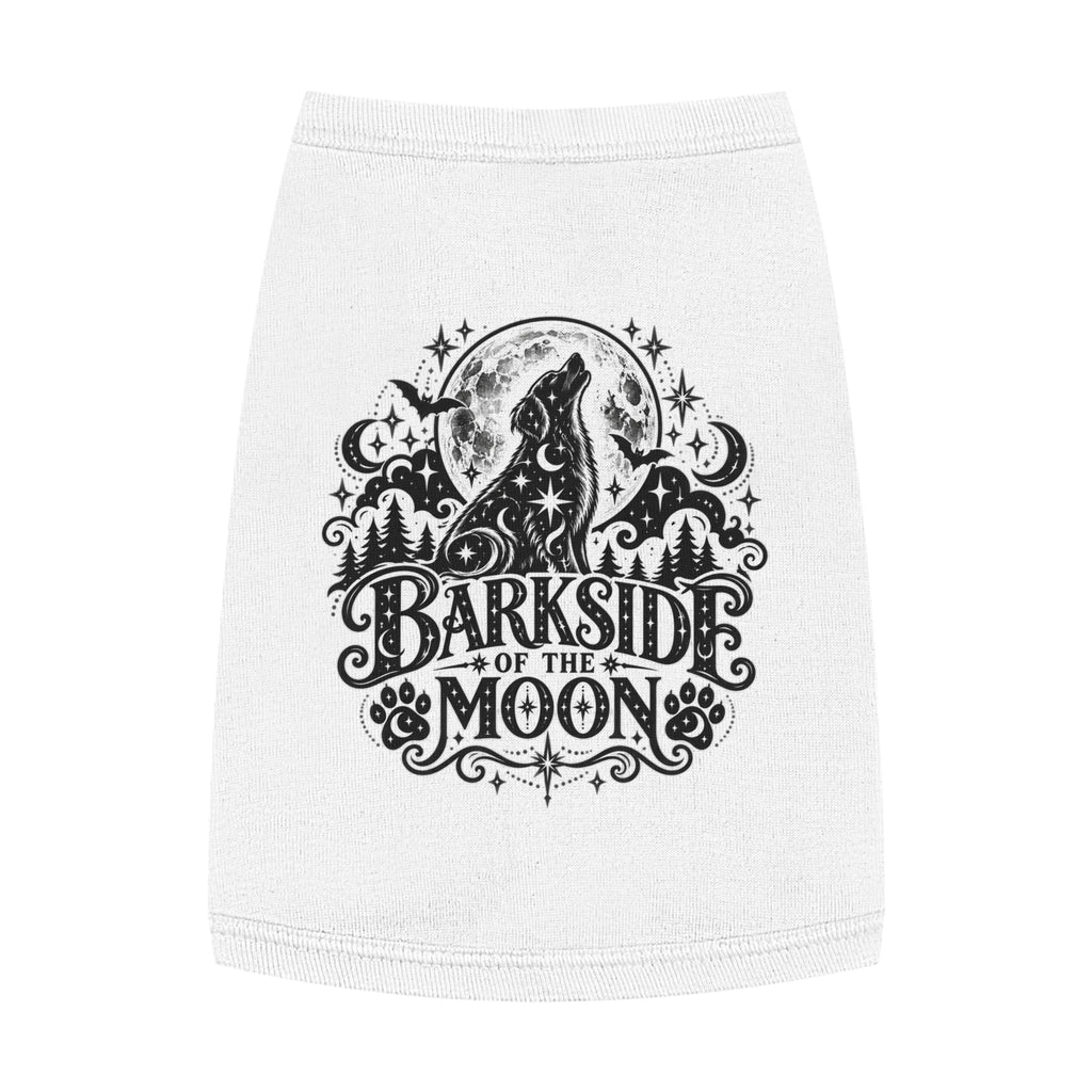 Pet Tank Top — “Barkside of the Moon” Graphic Dog Shirt