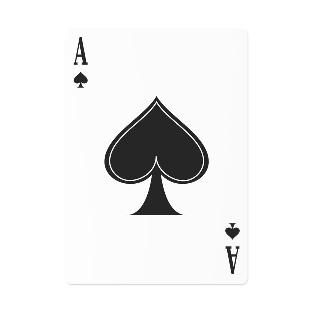 Mystical Holiday Themed Paw Print Dog Bone Poker Cards