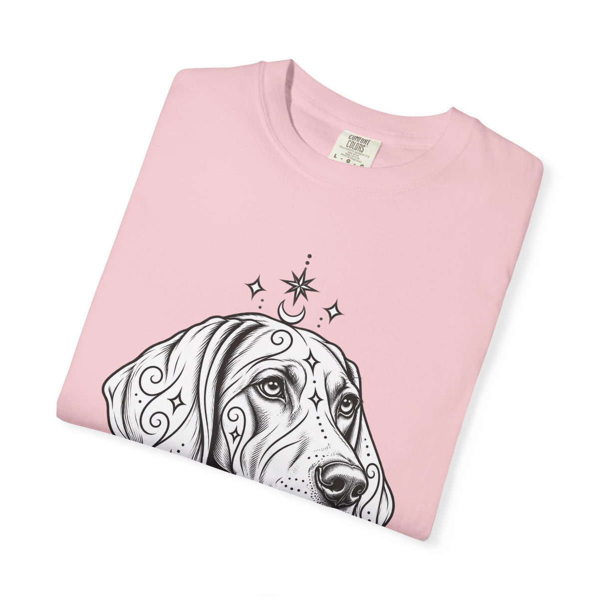 Mystical Weimaraner Line Art T-Shirt — Minimal Dog Portrait Tee