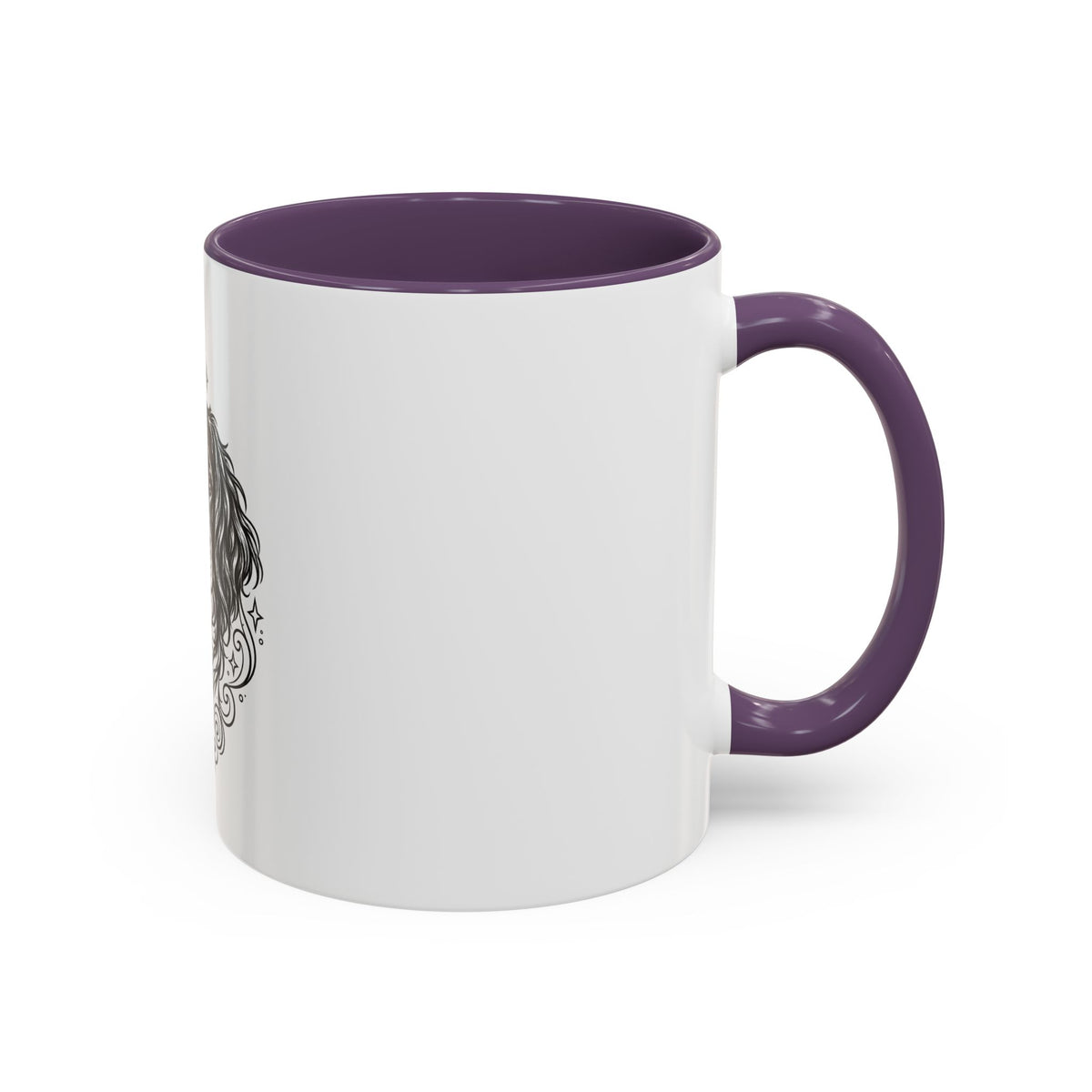 Mystical Stabyhoun Line Art Accent Coffee Mug – Mystical Dog Portrait 11/15oz
