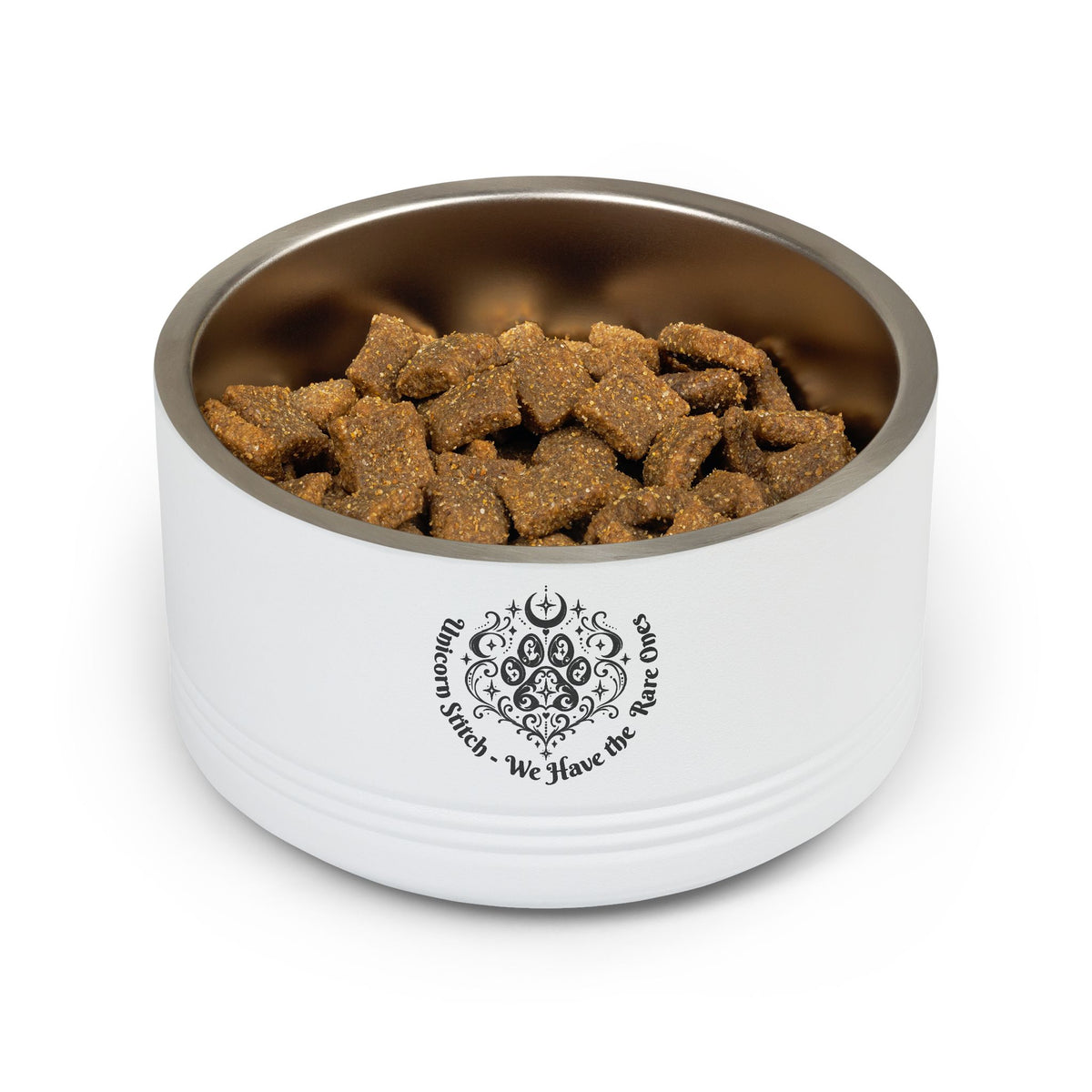 Copy of Pet Bowl - "Bis Appetite" Designer 18oz Stainless Steel Pet Food Bowl
