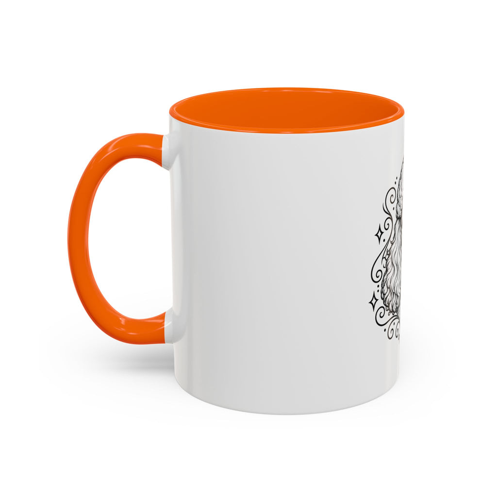 Copy of Mystical Miniature Poodle Line Art Accent Coffee Mug – Mystical Dog Portrait 11/15oz
