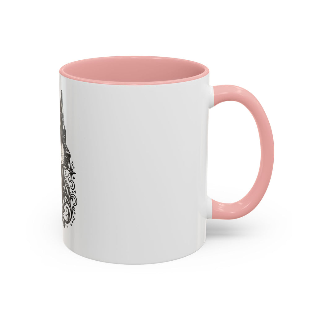 Mystical Beauceron CE Line Art Accent Coffee Mug – Mystical Dog Portrait 11/15oz