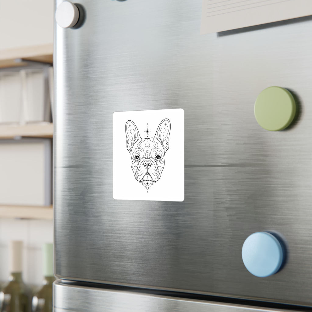 Mystical French Bulldog Mandala Sticker — Kiss-Cut Vinyl Decal