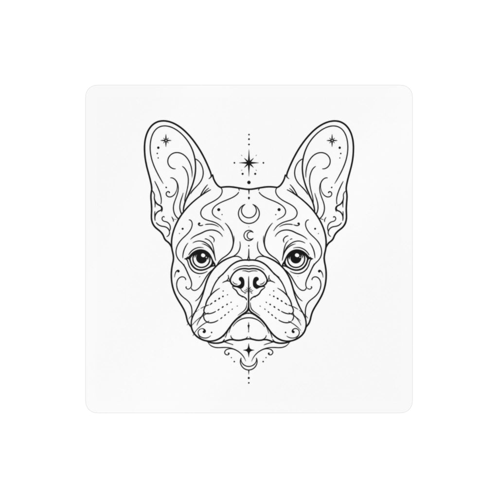 Mystical French Bulldog Mandala Sticker — Kiss-Cut Vinyl Decal