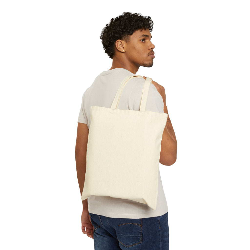 Mystical French Bulldog Canvas Tote Bag — Minimal Dog Line Art Grocery Shopper