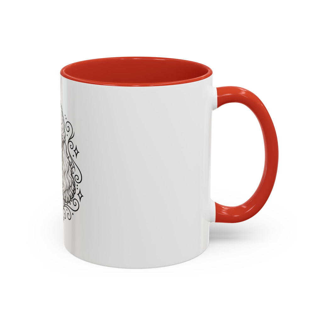 Copy of Mystical Miniature Poodle Line Art Accent Coffee Mug – Mystical Dog Portrait 11/15oz