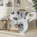 Mystical German Shorthaired Pointer Minimalist Velveteen Microfiber Blanket — Soft Neutral Pet Portrait Throw