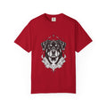 Mystical Rottweiler Line Art T-Shirt — Minimal Dog Portrait Tee
