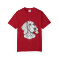 Mystical Weimaraner Line Art T-Shirt — Minimal Dog Portrait Tee