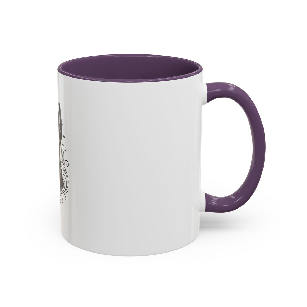 Mystical Scottish Terrier Line Art Accent Coffee Mug – Mystical Dog Portrait 11/15oz