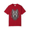 Mystical Briard Line Art T-Shirt — Minimal Dog Portrait Tee