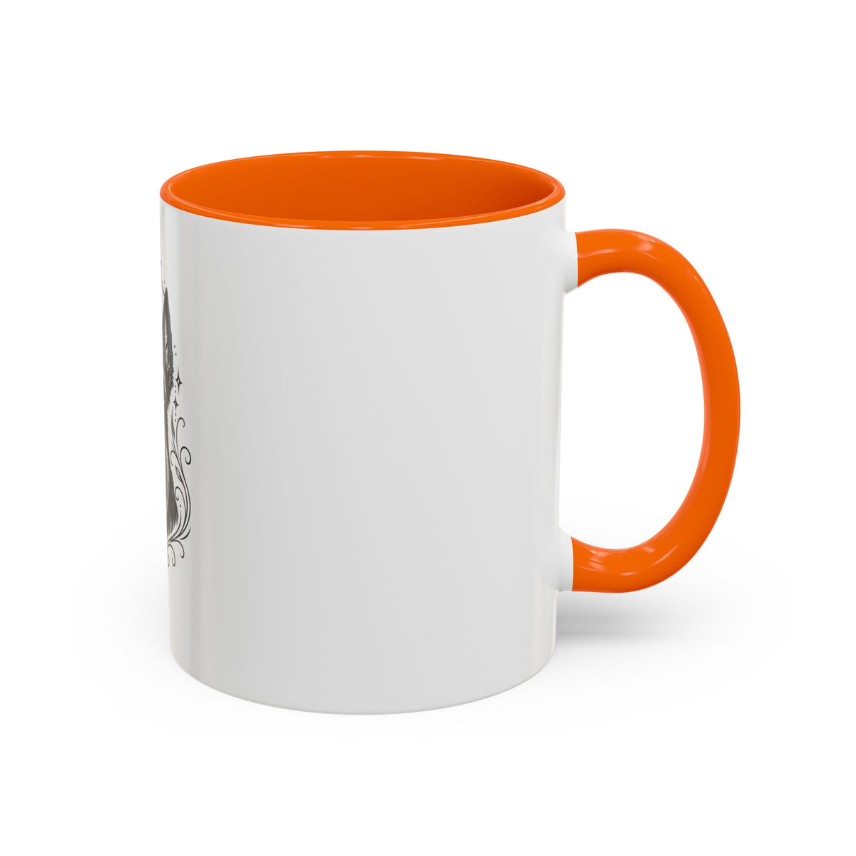 Mystical Scottish Terrier Line Art Accent Coffee Mug – Mystical Dog Portrait 11/15oz