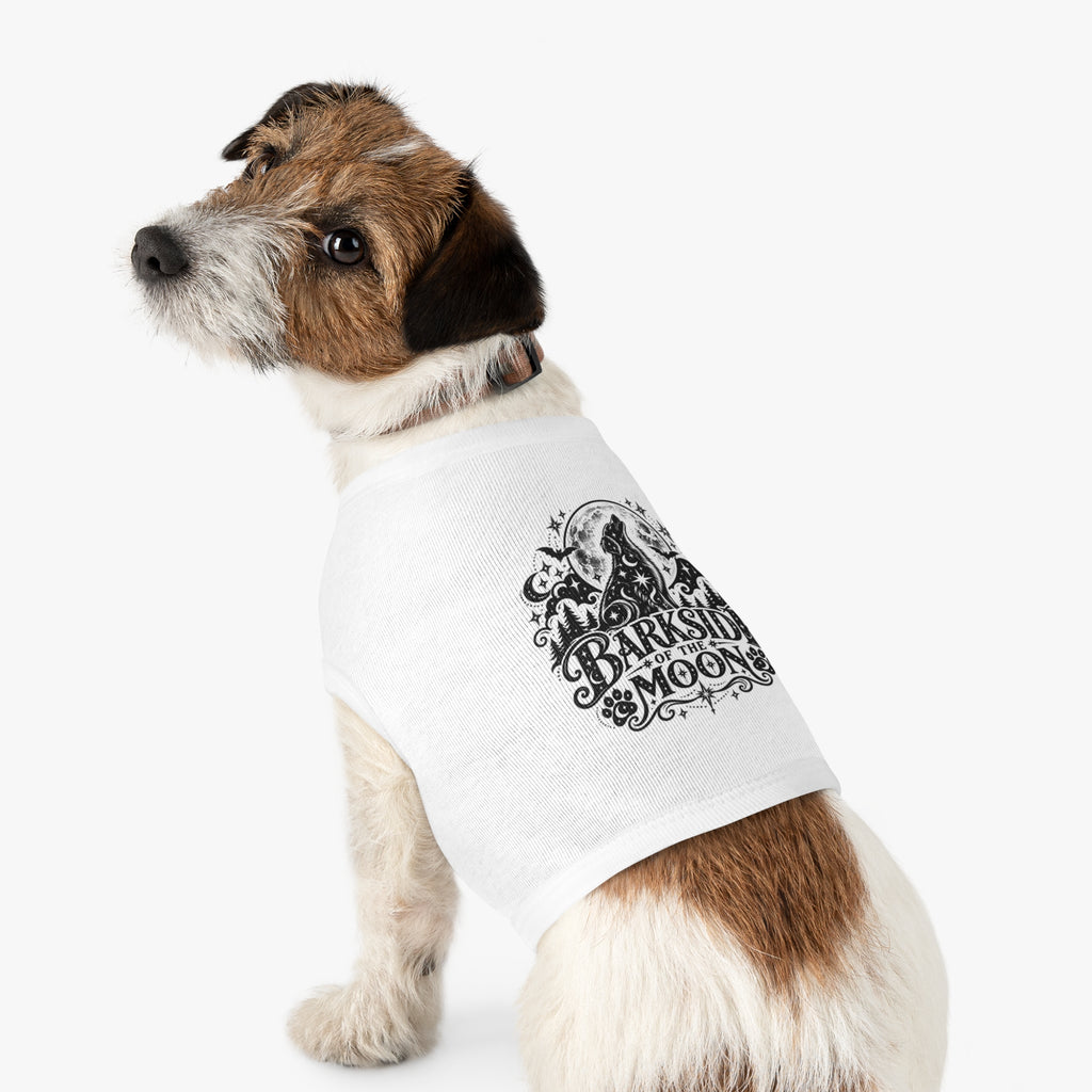 Pet Tank Top — “Barkside of the Moon” Graphic Dog Shirt