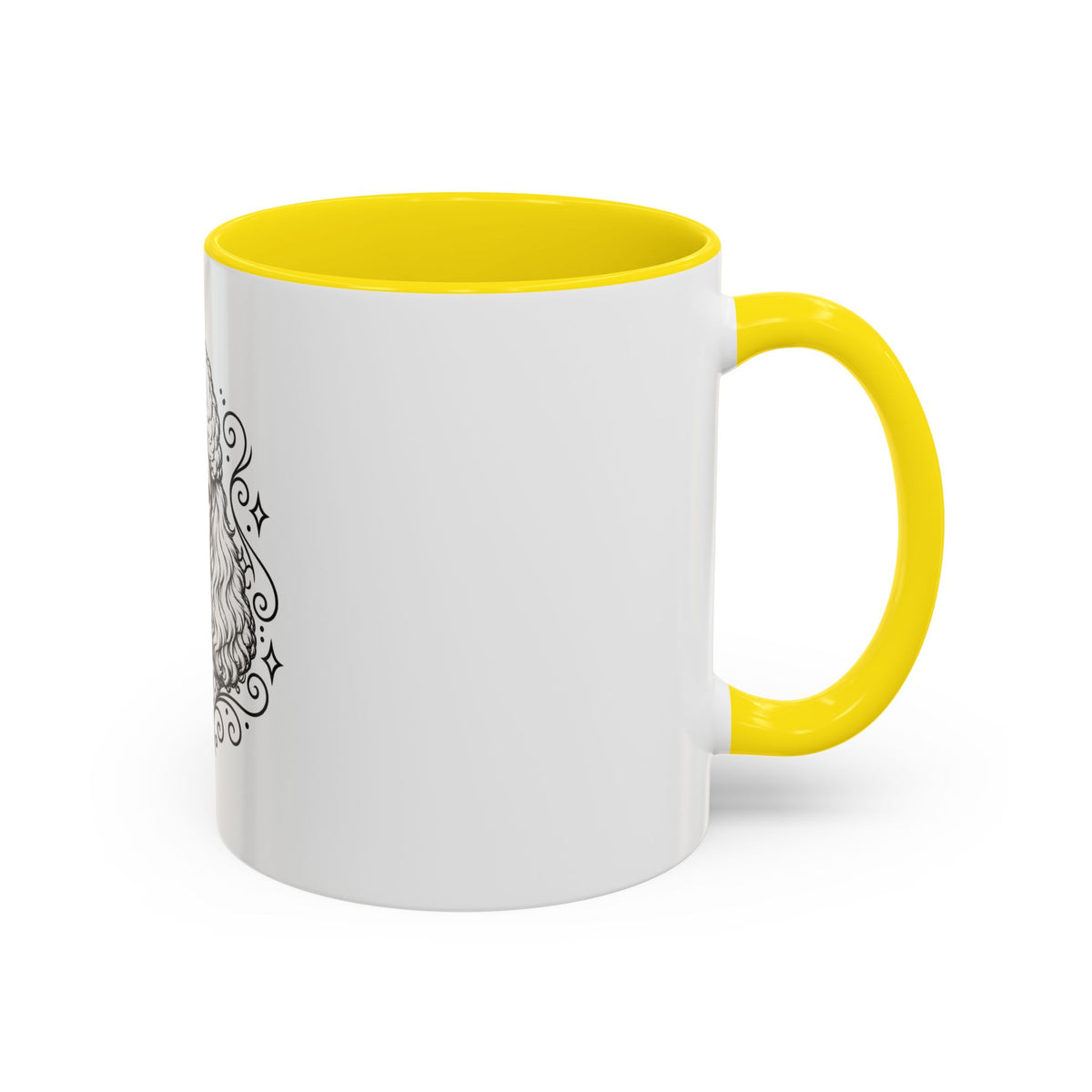 Copy of Mystical Miniature Poodle Line Art Accent Coffee Mug – Mystical Dog Portrait 11/15oz