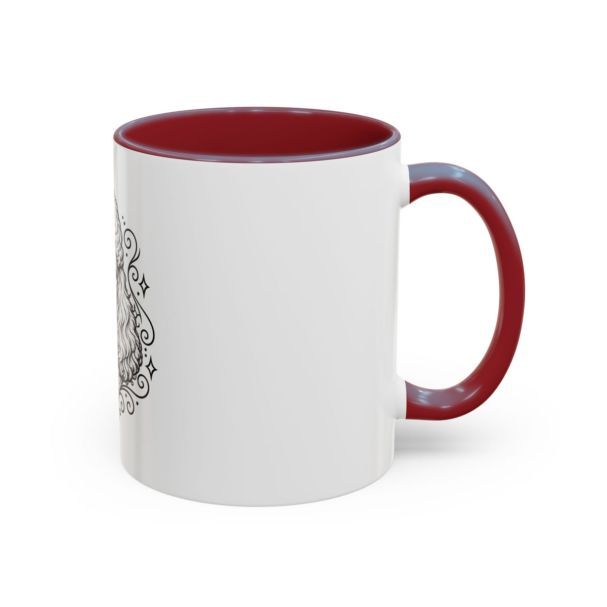 Copy of Mystical Miniature Poodle Line Art Accent Coffee Mug – Mystical Dog Portrait 11/15oz