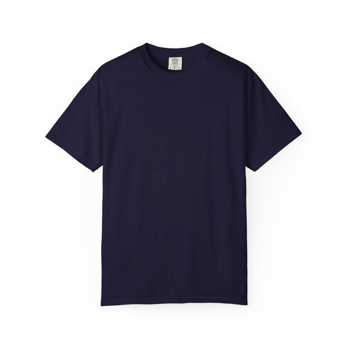 Mystical Labrador Retriever Line Art T-Shirt — Minimal Dog Portrait Tee