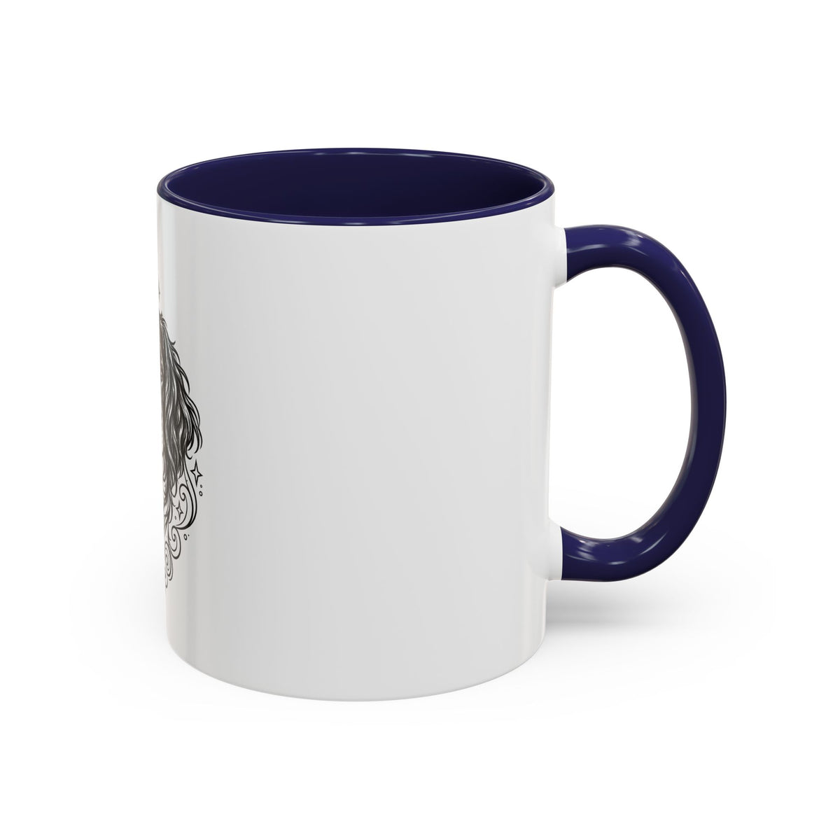 Mystical Stabyhoun Line Art Accent Coffee Mug – Mystical Dog Portrait 11/15oz
