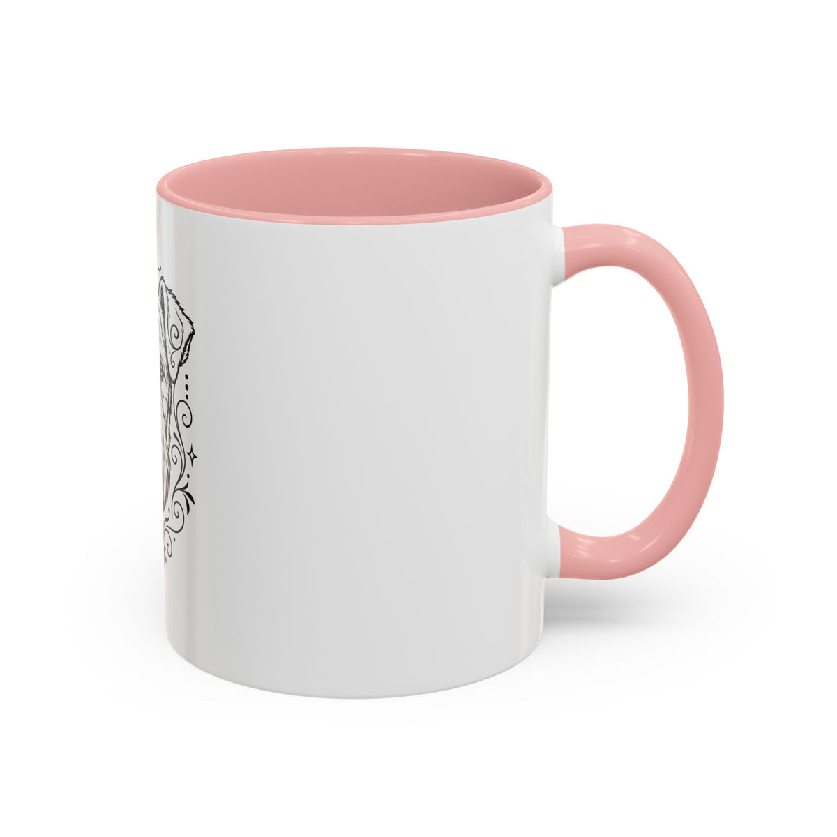 Mystical Lakeland Terrier Line Art Accent Coffee Mug – Mystical Dog Portrait 11/15oz