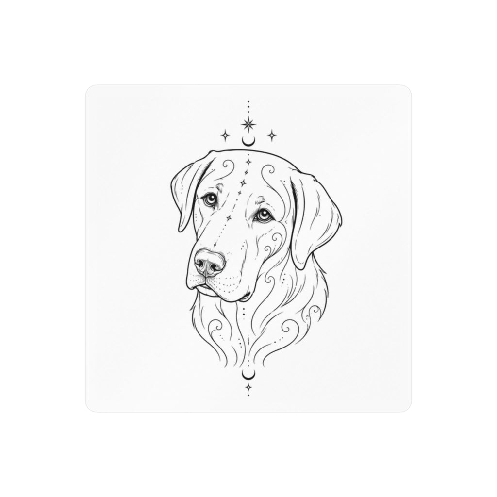 Mystical Labrador Retriever Mandala Sticker — Kiss-Cut Vinyl Decal
