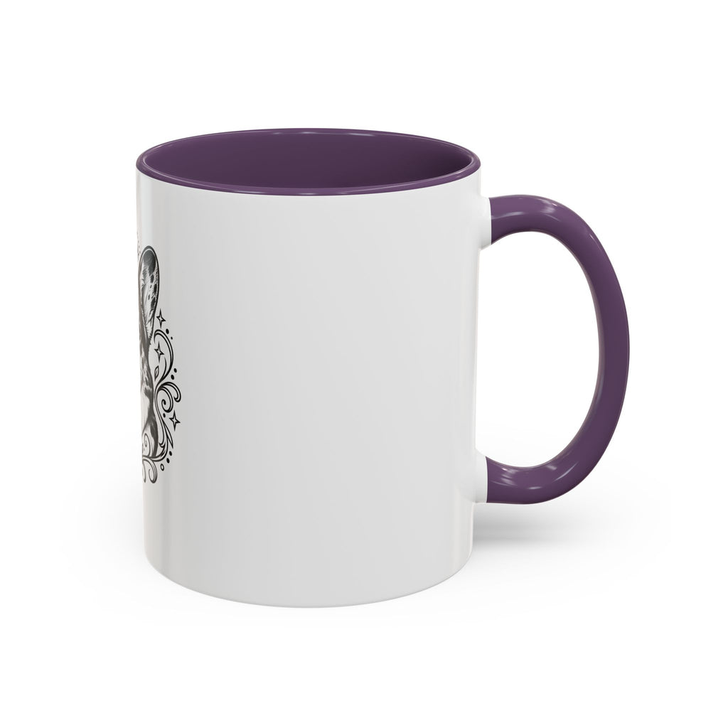 Mystical Cardigan Welsh Corgi Line Art Accent Coffee Mug – Mystical Dog Portrait 11/15oz