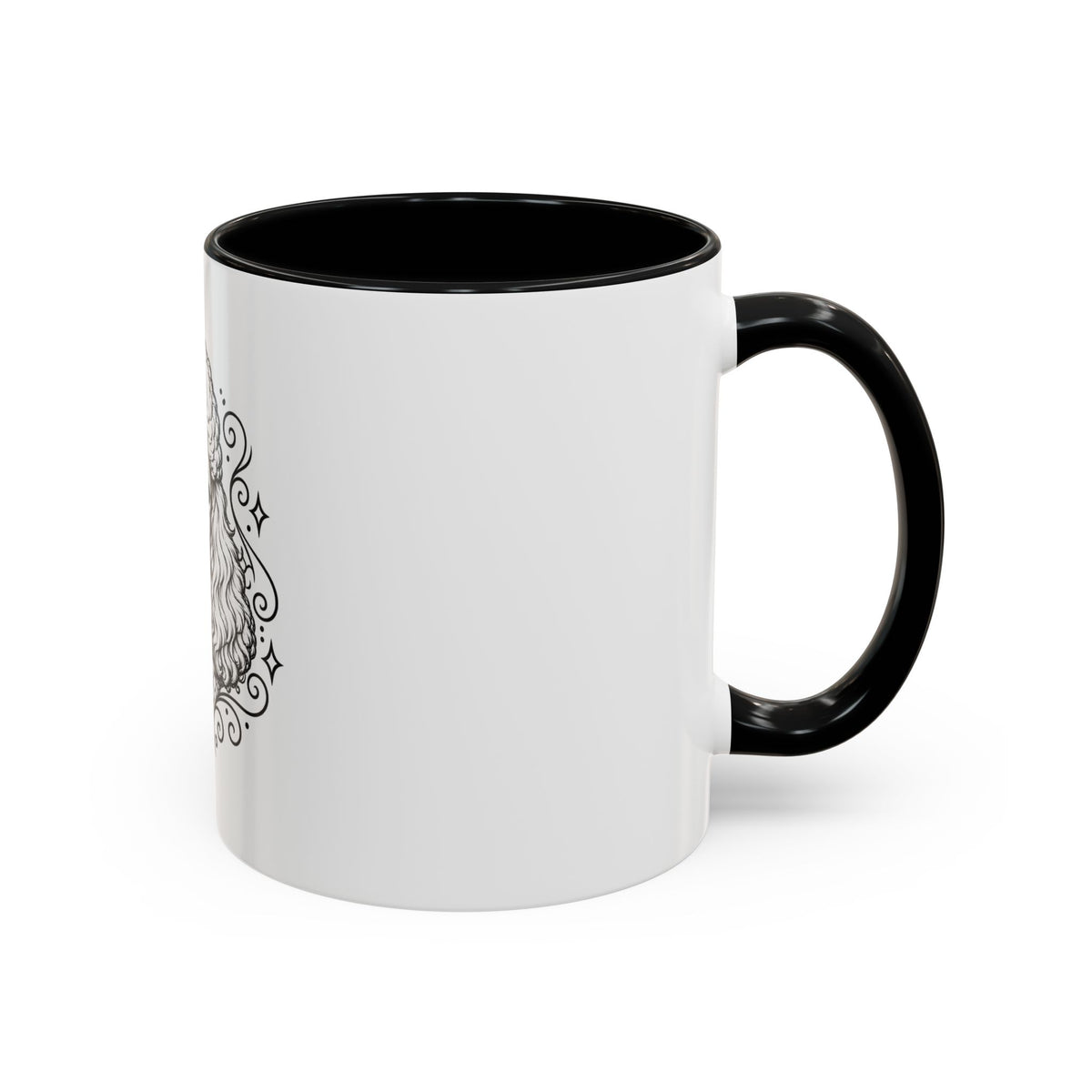 Copy of Mystical Miniature Poodle Line Art Accent Coffee Mug – Mystical Dog Portrait 11/15oz