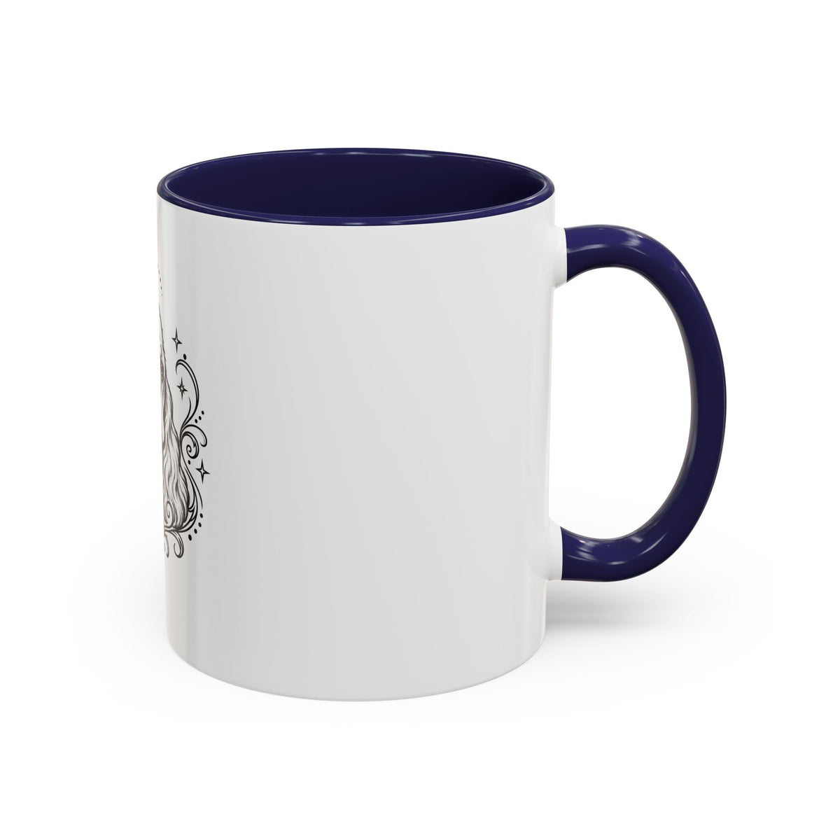 Mystical American Cocker Spaniel Line Art Accent Coffee Mug – Mystical Dog Portrait 11/15oz