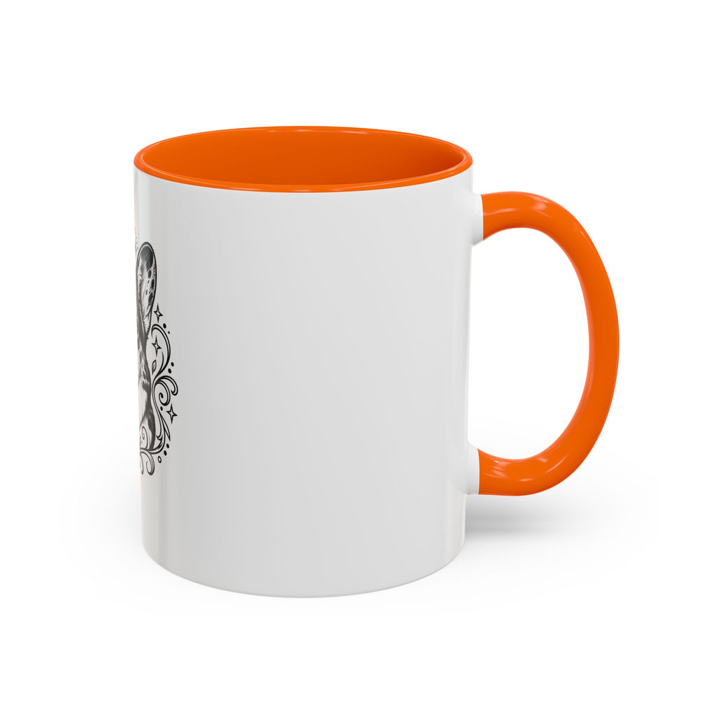 Mystical Cardigan Welsh Corgi Line Art Accent Coffee Mug – Mystical Dog Portrait 11/15oz