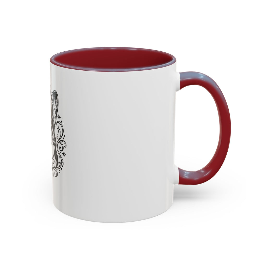 Mystical Cardigan Welsh Corgi Line Art Accent Coffee Mug – Mystical Dog Portrait 11/15oz